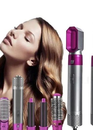 Стайлер 5в1 hot air styler для разных типов волос с функциями придания объема, выпрямления, укладки