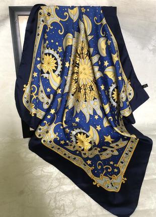 Винтажный шелковый платок