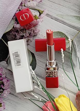 Помада для губ с цветочным маслом christian dior rouge dior ultra care