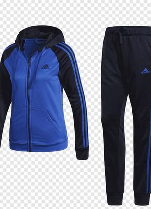 Спортивный костюм с капюшоном adidas blue zipper, adidas