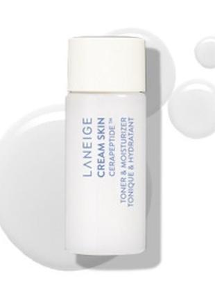 Відновлюючий крем-тонер laneige cream skin cerapeptide refiner 15 мл