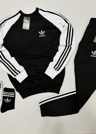 Спортивный костюм мужской adidas cutout черный