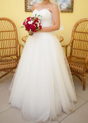 Свадебное платье размер 44/481 фото