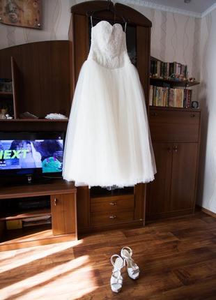 Свадебное платье размер 44/484 фото