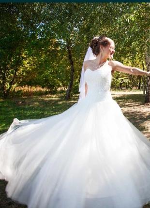 Свадебное платье размер 44/482 фото