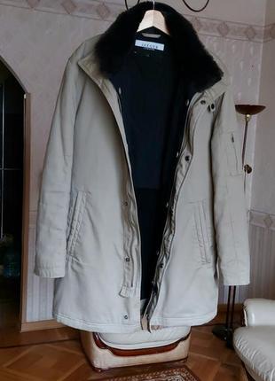Куртка 2в1 с подстёжкой синтепон+шерсть+кашемир
