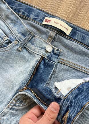 Мужские джинсы варёнки levis 505 regular5 фото