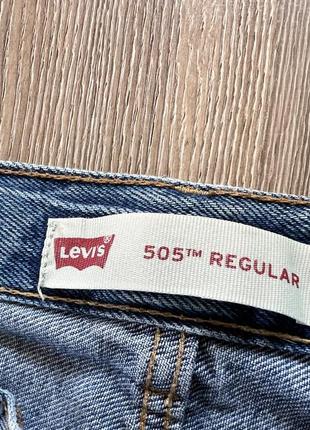 Мужские джинсы варёнки levis 505 regular7 фото