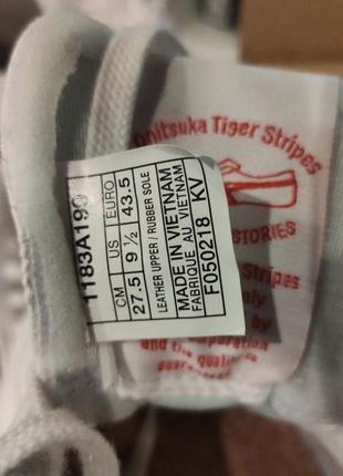 Кроссовочные туфли (кроссовки) onitsuka tiger corsair white-khaki-red (1183a199 100) 42 eu9 фото