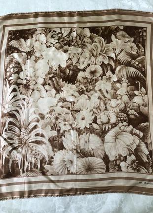 Винтажный шелковый платок