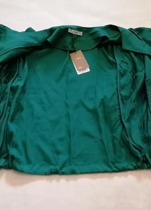 Смарагдовий бомбер mango, s 8