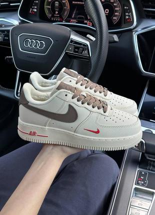 Зимние женские кожаные кроссовки в стиле nike air force 1 🆕 кроссовки найк аир форс