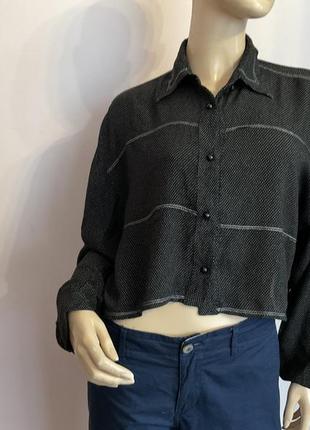 Приемная вискозная блузка на пуговицах /m / brend cassidi