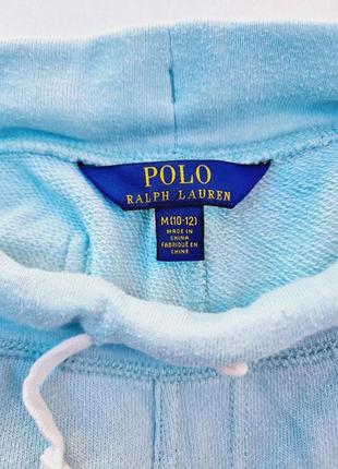 Шорти polo ralph lauren 10-12 років блакитні котонові3 фото