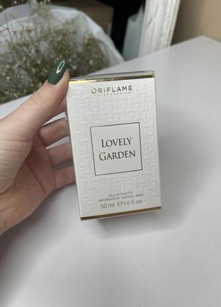 Туалетна вода lovely garden oriflame 50мл. рарітет