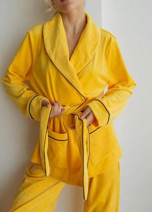 Пижама, домашний комплект велюр,пижама велюр на котоновой основе, домашний велюровый комплект, велюровая пижама