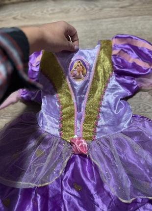 Платье принцесса рапунцель 5/6 лет рост 110-1162 фото