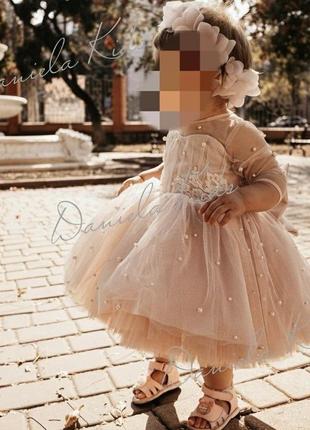 Платье на девочку на 1 год от бренда daniela kids
