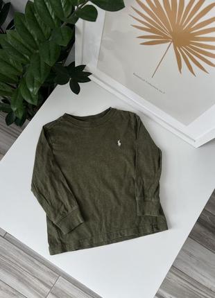 Лонг лонгслів дитячий кофта ральф хакі polo ralph lauren