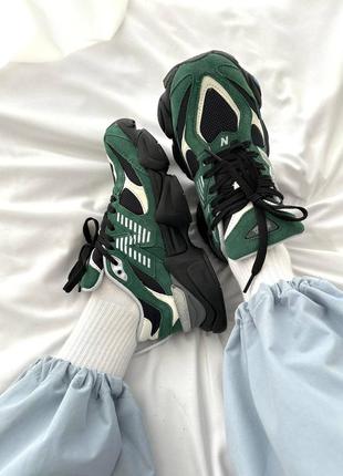 Кросівки new balance 9060 « forest green » premium8 фото