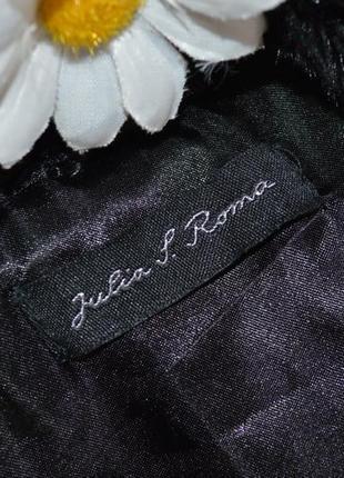 Брендовая черная меховая жилетка с карманами julia s. roma модакрил4 фото