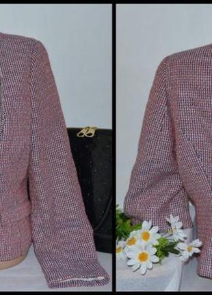 Брендовый пиджак per una italian fabric болгария коттон2 фото