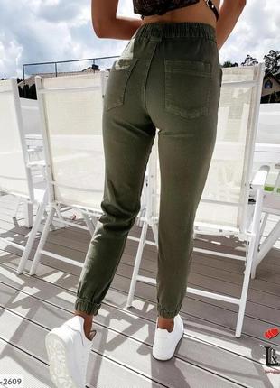 Женские джоггеры , штаны джинсовые норма и батал, разные цвета7 фото