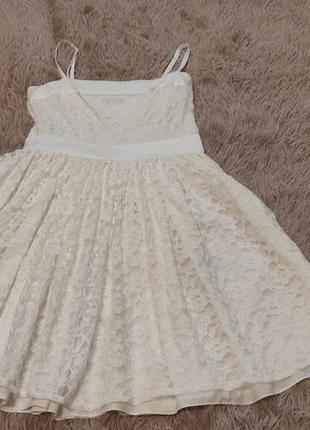 Пышное белое платье1 фото