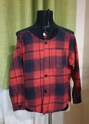 Рубашка байковая,флисовая  shein,