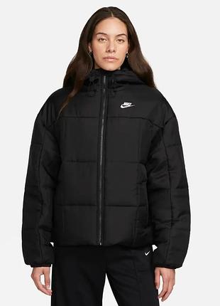 Куртка жіноча nike  puffer чорна
