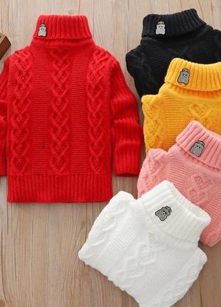 Дитячий теплий акриловий светр