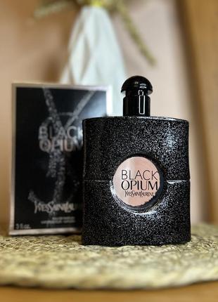 Парфуми yves saint laurent - black opium 90 мл.🖤 парфуми, духи, туалетна вода, спрей, тестер, пробнік1 фото