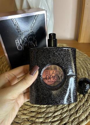 Парфуми yves saint laurent - black opium 90 мл.🖤 парфуми, духи, туалетна вода, спрей, тестер, пробнік2 фото