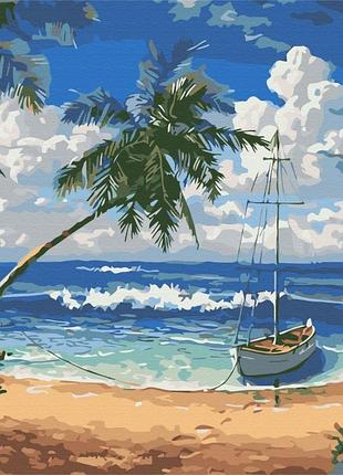 Картины по номерам "райский остров" 40x50 bs51690
