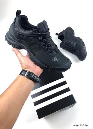 Adidas climaproof черные кроссовки мужские термо зимние осенние водонепроницаемые адидас отличное качество ботинки