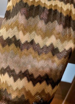 Шикарная юбочка меди на осень в абстрактный принт amalie &amp; amber8 фото