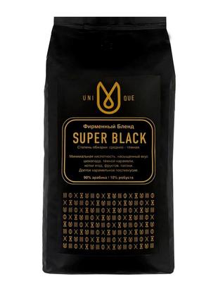 Кофе unique super black в зёрнах 1 кг