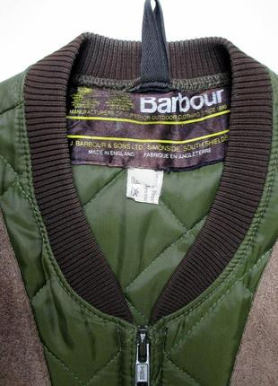 Винтажная стёганка/куртка barbour vintage 90s made in england, hunting jacket7 фото