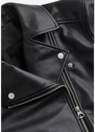 H&amp;m кожаная куртка новая2 фото