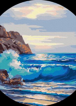 Картина по номерам "утро на море" d40 rc00049l