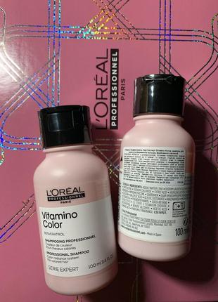 Шампунь для сохранения цвета окрашенных волос l'oreal professionnel vitamino color resveratrol