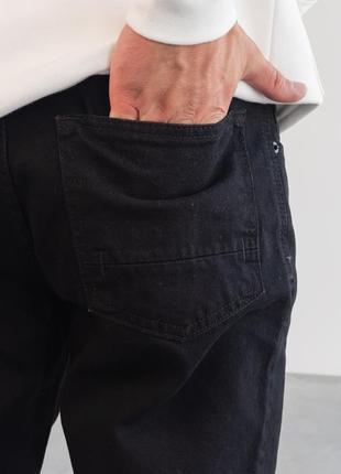 Мужские классические джинсы черные / повседневные брюки мужские брюки7 фото