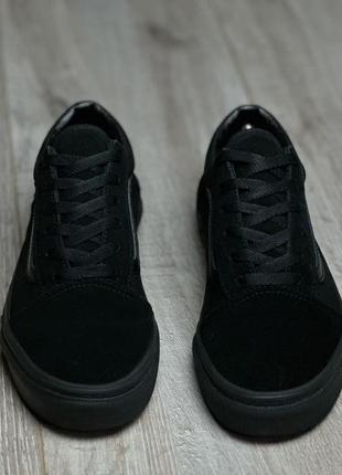 Замшевые кеды, кроссовки vans old skool black 38р 24см3 фото