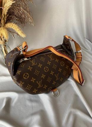 Сумка бананка луи виттон louis vuitton bumbag brown5 фото