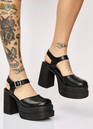 Босоножки/туфли bratz, mary jane style, demonia, dollskill, размер 35