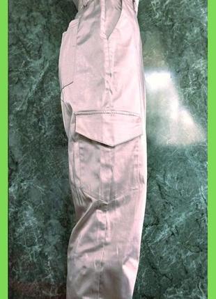 Сучасні трендові штани карго висока посадка слоучи багі р. l бавовна атлас lc waikiki5 фото
