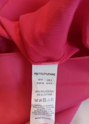 Шикарное розовое асимметричное платье миди с разрезом/вырезом/без бретелек/с корсетом10 фото