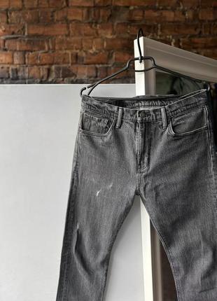 Levi’s 510 men’s grey denim jeans джинси4 фото