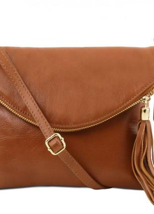 Жіноча шкіряна сумка tuscany leather young bag tl141153 (кон’як)