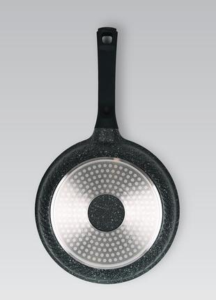 Сковорода с гранитным антипригарным покрытием 28см maestro mr-1225-28 сковорода для индукционной плиты9 фото